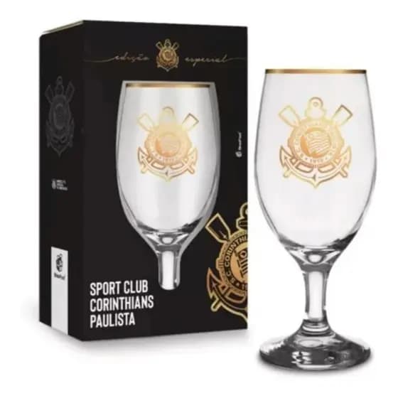 Taça Windsor 330ml Serie Ouro - Corinthians
