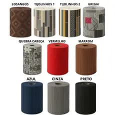 Passadeira Antiderrapante Varias Cores 43cm