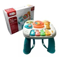 Mesa de Atividades Infantil Musical e Luzes Didática Interativa Divertida