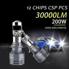 Par Ultra Lampada Led Super Miniprojetor H7 30000lm 200w