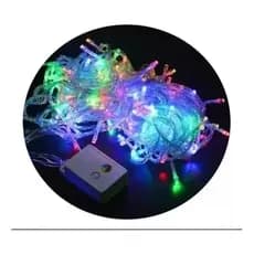Pisca Pisca Led Cores  10 Metros Natal 110v Cordao Azul