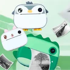 Câmera Digital Instantânea para Crianças com Papel de Impressão, Câmera de 40MP