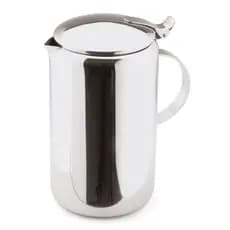 Bule Aço Inox Com Alça Tampa Grande 1,2 Litros Leite Café Fervedor Leiteira Chá Água Jarra Serviço De Mesa Servir