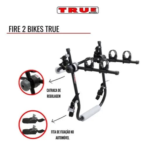 Suporte de Bicicleta para Carro True 2 Bikes