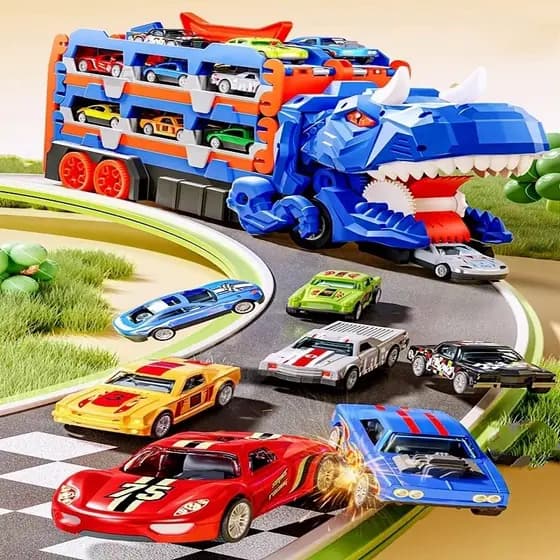 Caminhão De Engolir Dinossauro - A Diversão Está Garantida! 🚗