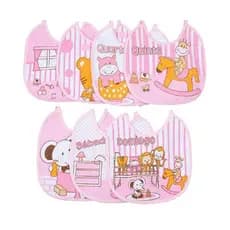 Kit 7 Und Babador Infantil Bebe Papinha Impermeavel Plastificado Facil Limpar