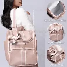 Mochila 2 em 1 para menina menina multifuncional de bebê, criança bolsa maternidade