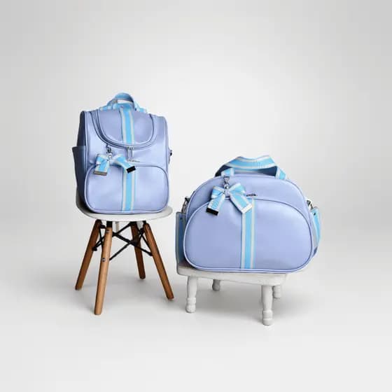 Bolsa Maternidade kit 2 peças Mochila Multifuncional Mamãe Bebê Luxo Labag