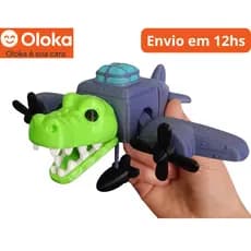 Bombardino Crocodilo Articulado 3D – Avião Jacaré Meme Viral 2025, Presente Criativo.