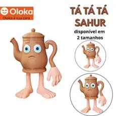 Boneco Meme Ta Ta Ta Ta Sahur – Figura Divertida Viral | Decoração Criativa 10cm ou 20cm