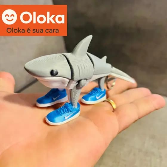 Tubarão Tralalero Tralala Boneco Articulado Memes