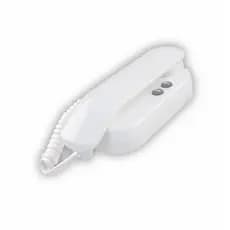 Monofone Interfone Residencial Compatível Com Porteiro Eletrônico AGL S100 Branco