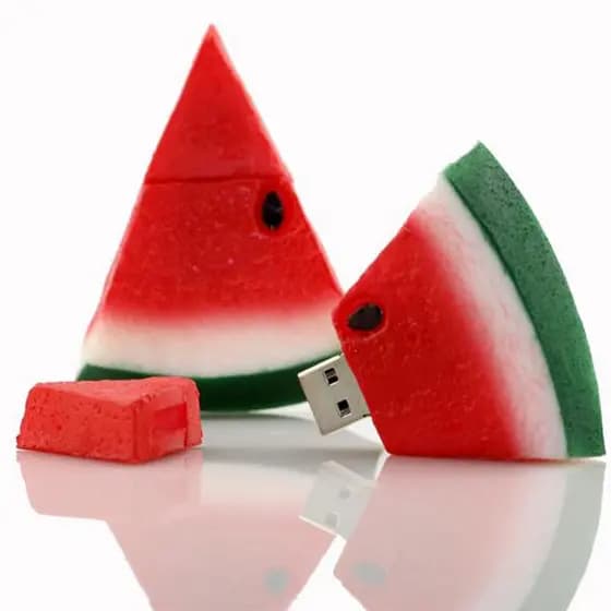 Pendrive De Melancia 128GB 64GB 32GB 16GB 8GB 1GB Unidade Flash 1TB 2TB USB Estilo Verão 1TB