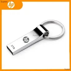 Pendrive Metálico HP 2TB 1TB 1TB Armazenamento De Dados Portátil Para Computador 16GB 32GB 64GB 128GB Unidade Flash USB