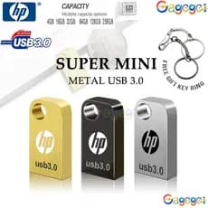 HP 3.0 2TB mini USB Portátil De metal 1TB 128GB 64GB 8GB 16GB 32GB pendrive