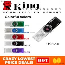 Kingston Disco U Rotativo Usb 2GB 4GB 8GB 16GB 32GB 64GB Driver Flash
