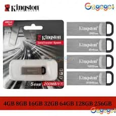Pendrive 3.2 Kingston DateTraveler 256GB 4GB 8GB 16GB 32GB 64GB 128GB-Unidade Flash USB