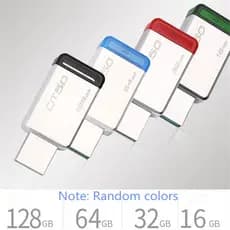 Kingston (DT50/32GBFR) Metal USB 16GB 32GB 64GB 128GB 3.1 Flash Drive Pendrives