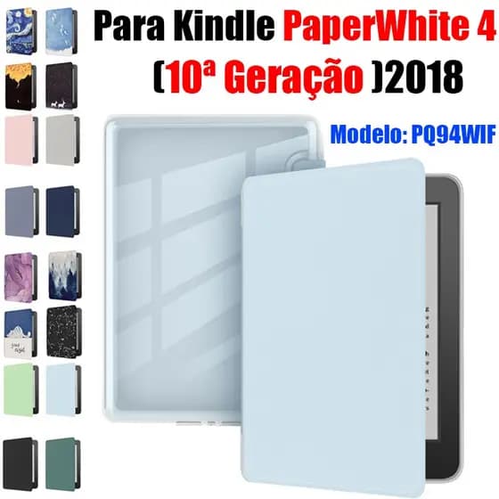 Para Kindle Paperwhite 10ª geração 6.0" 2018 PQ94WIF Resistente à Sujeira À Prova D'Água Alta Qualidade Capa
