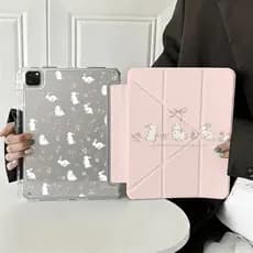 Para Xiaomi Redmi Pad 2 Pad2 4G 11.0'2025 Multi-Dobra Suporte Caso De Couro SE 11 Tablet Transparência Capa