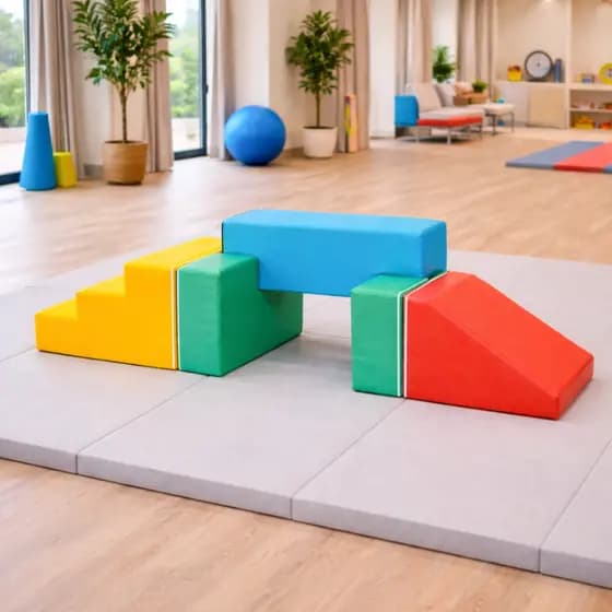 Circuito Espumado 5 Pçs Playground Infantil Parquinho Seguro