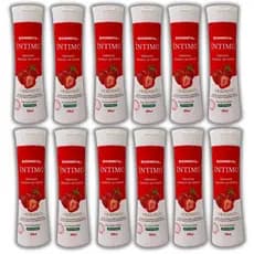 Kit 12 Sabonetes Intimo Morango BioInnova 200 ml