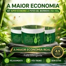 Combo 3x Gel Relaxante CBA Active System BioInnova - Qualidade Premium
