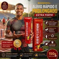 Pomada Do Chinês Extra Forte Wasabi E Ginseng 150g BioInnova Alívio Muscular