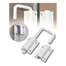 Trinco Camarão 1pç Branco Ferrolho Porta Sanfona Madeira 4 cores Original um dos Melhores da Shopee