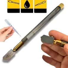 Cortador Vidro Diamante Riscador Caneta Corte Profissional