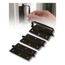 Dobradiça Camarão Kit Porta Camarão Bronze Aço Alça