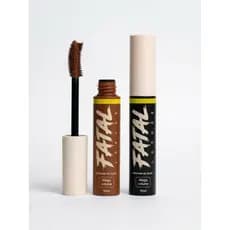 Fatal Lashes - Máscara de Cílios Mega Volume Jasmyne Tonalidades Preta e Marrom