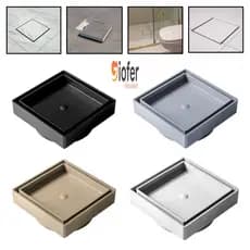 Ralo Inteligente Invisível Oculto Seca Piso Porcelanato 13cm Giofer