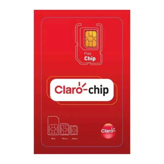 Chip para Celular Claro 5G Triplo Corte Barato