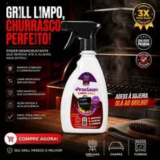 Limpa  Grelha Churrasqueir Chapa Desincrustante 500ml