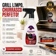 Desincrustante Limpa  Churrasqueira Chapa Proclean 500ml