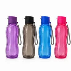 Garrafa Squeeze de Plástico Garrafinha de Água Academia Esporte 600ml
