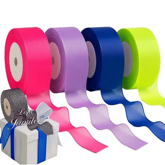 fita de organza, decoração, presentes, laços, artesanato, embalagens, 38mm, N9