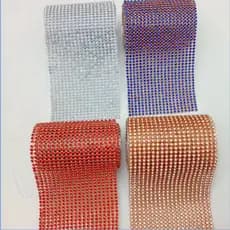 Manta de strass original  Para Laços e Artesanatos em Geral Dourado  Prata, Azul,Vermelho