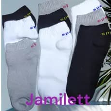 Kit Meia Soquete Unissex 100% Algodão Tamanho 36-40