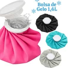 Bolsa Gelo Compressa Térmica 1,4l Impermeável Flexível Fria