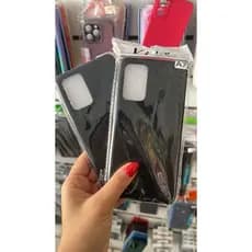 Capa Capinha para Samsung A72 aveludada alta proteção anti pacto preta