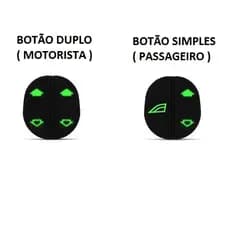 Par Botão Vidro Elétrico Ká Fiesta Courier Motorista + Passageiro