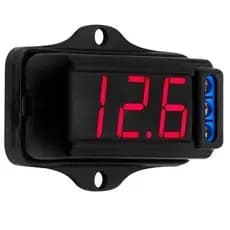 Voltímetro Automotivo Taramps Vtr 1000 Digital 12 Volts