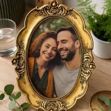 1 Moldura Provençal Presente Natal Tela Pintura Foto Somente Moldura Envio Rápido