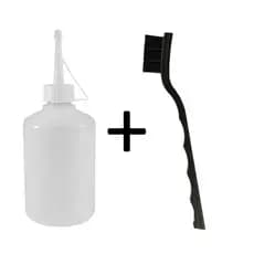 Escova Antiestática + TS Cleaner Implastec Isopropílico - Composto limpa eletrônicos, placas e removedor pasta térmica.