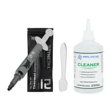 Pasta Térmica 4g Thermagic ZF12 12w/m-k + Raspador + Cleaner 250ml - Resfriamento e Manutenção PC, XBOX, Playstation 3 4