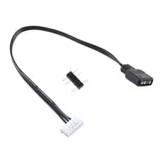 Cabo Adaptador Conversor de controladoras 6 Pinos para 3 pinos ARGB 5V