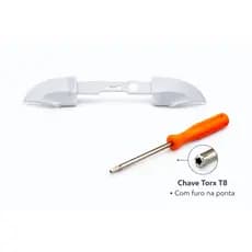 Botão Gatilho LB RB para controle de Xbox Series X/S + Chave T8 Laranja com Furo Para Desmontagem