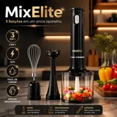 Kit Batedeira Multiprocessador Mixer Multifuncional 3 Em 1 127V Sortido